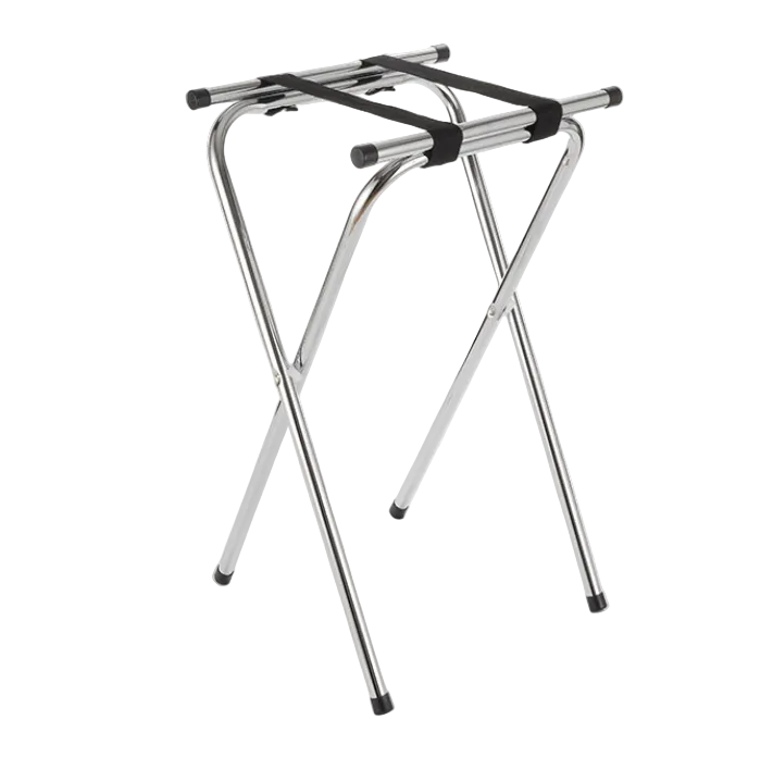 American Metalcraft TRSD1815 Deluxe Tray Stand 19"L X 15-5/8"W X 31" High Black Nylon Straps