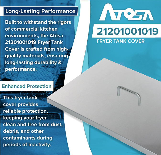 Atosa 21201001019 Fryer Tank Cover For ATFS-40 & ATFS-50