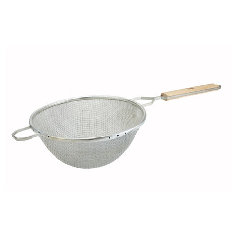 Winco MSTF-10D Strainer 10-1/4" Bowl Dia. 11"L Handle