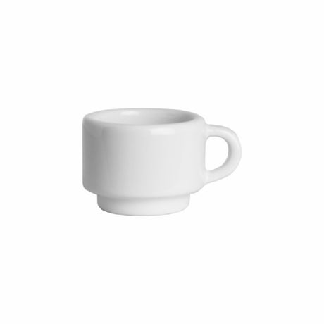 Steelite DCI127UW Espresso Coffee Cup 3 Oz. 2-1/4" Dia. (3-1/4" With Handle) X 1-3/4"H