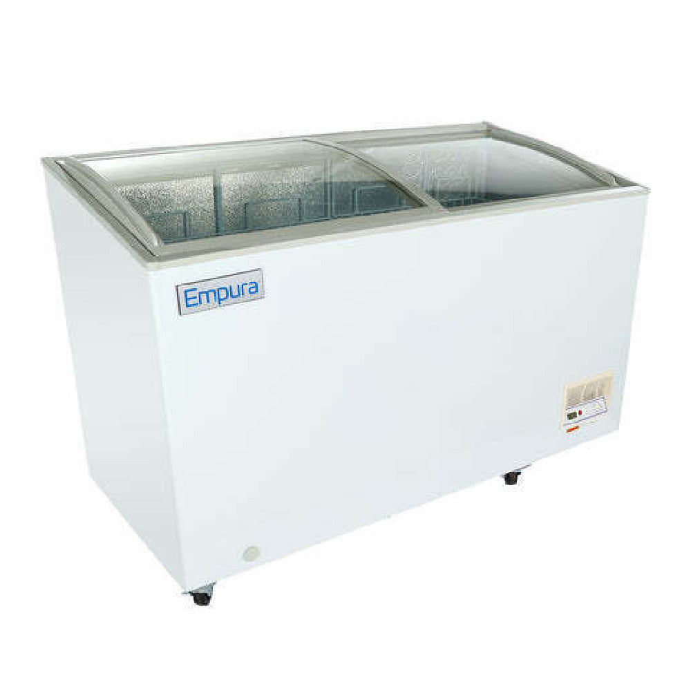 Empura E-CFCG-12 - Oblique Curved Lid Chest Freezer, 54.92"W X 25.75"D X 36.89"H