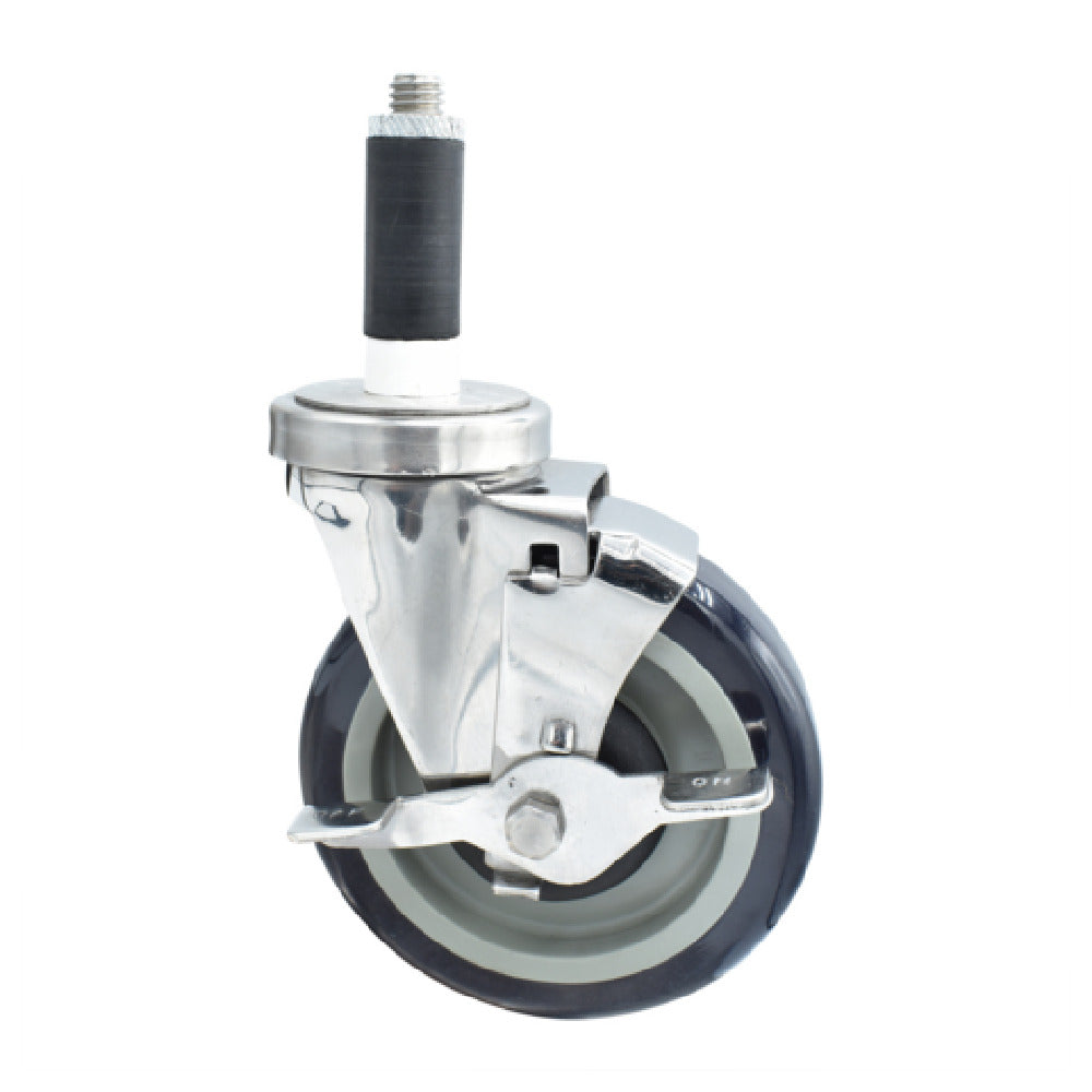 BK Resources 5SS-1RA-PLY-TLB - Swivel Caster, 1" Expanding Stem, 5" Polyurethane Wheel