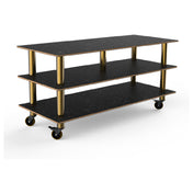 Steelite MGCMLB09MBXW Mogogo Buffet Solutions Modular Midhole Display Unit 3-tier
