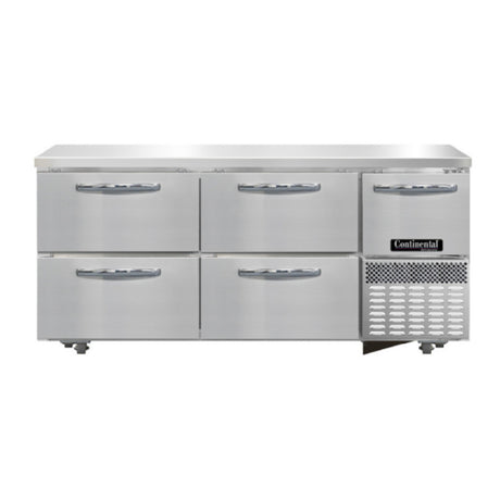 Continental Refrigerator RA68SN-U-D Undercounter Shallow Depth Refrigerated Base