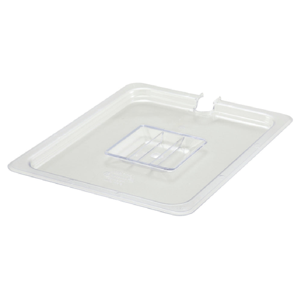 Winco SP7200C Poly-Ware™ Food Pan Cover 1/2 Size Slotted