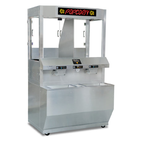 Gold Medal 2785-00-051 - ReadyServe® Popcorn Staging Cabinet & Self-Serve Dispenser With Base