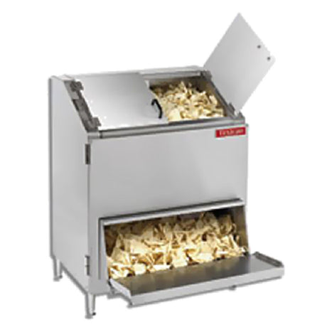 Texican Specialty TCD-1 "El Primo" Tortilla Chip Dispenser Countertop 44 Gallon Chip Capacity