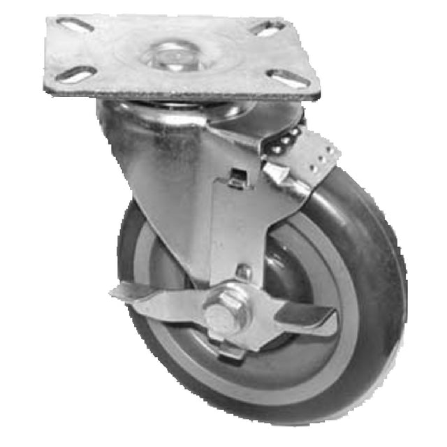 GSW USA KP6112 Caster 5" Dia. 3-1/8" X 4-1/8" Swivel Plate