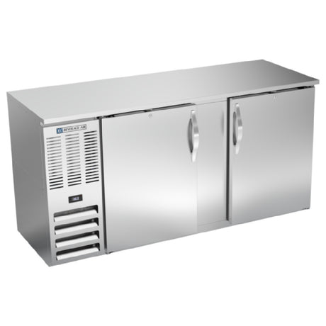 Beverage Air BBN68HC-F-S - Refrigerated Food Rated Back Bar Storage Cabinet, Two-section