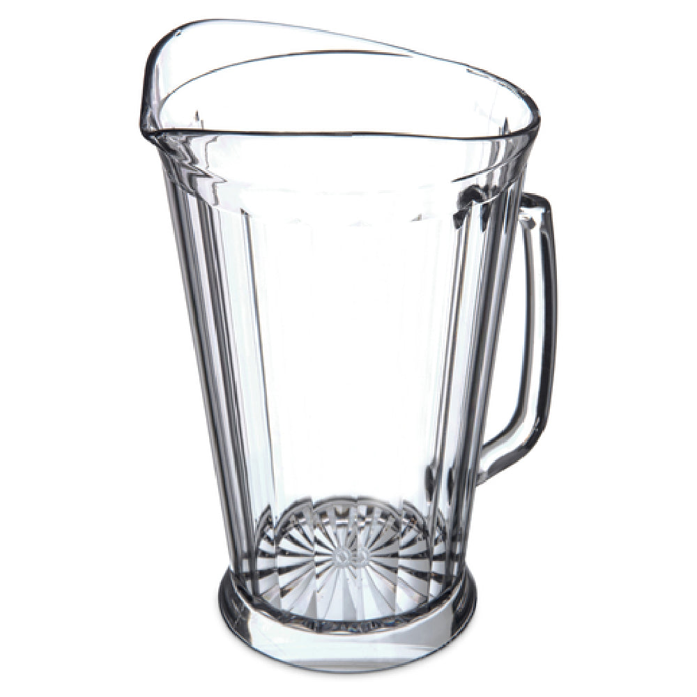 Carlisle 558707 Carlisle Crystalite® Pitcher 60 Oz. Tapered Lip