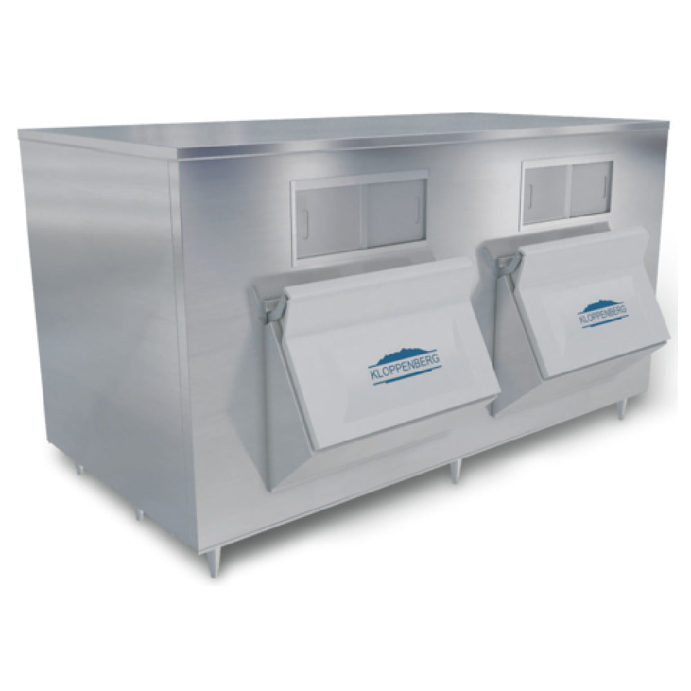 Kloppenberg 2845-SBB Ice Storage Bin Double Door Upright