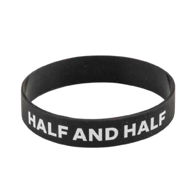 TableCraft Products 13075 - Creamer Band, "Half & Half", 3-1/4" X 3-1/4" X 3/4"