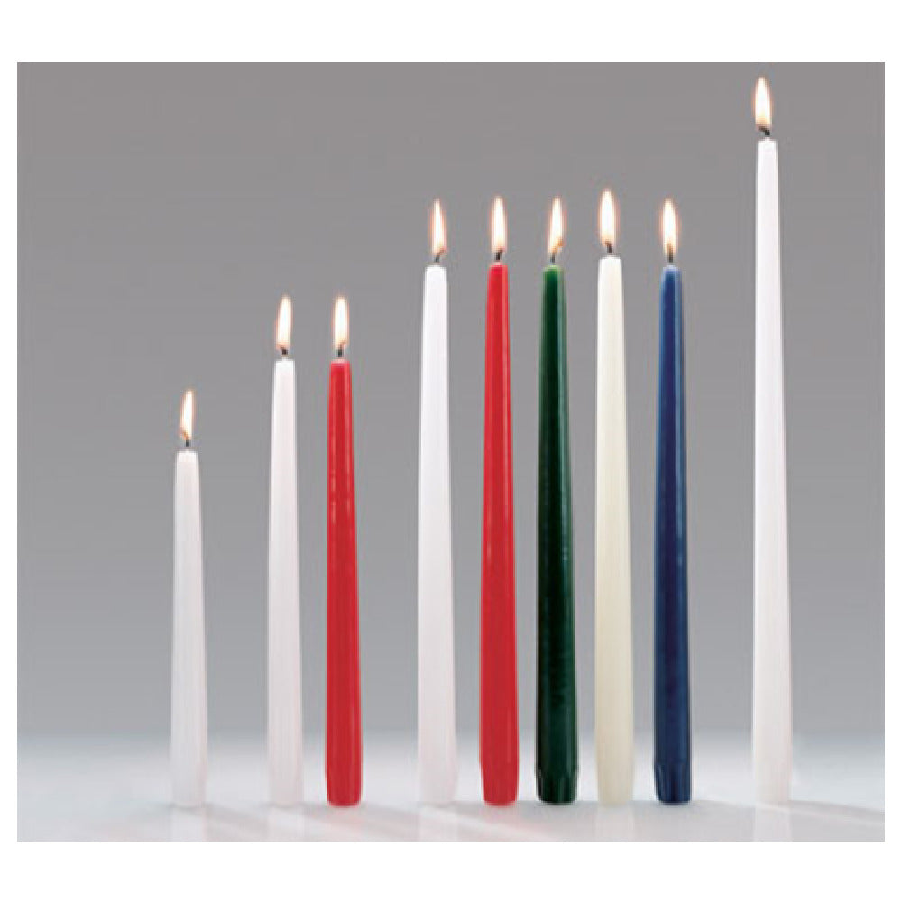 Hollowick TP10I-12DZ Select Wax® Taper Candle 10"H Unwrapped