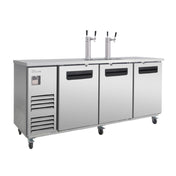 Blue Air BLKC90-4S-HC - Keg Cooler, Three-section, 90"W