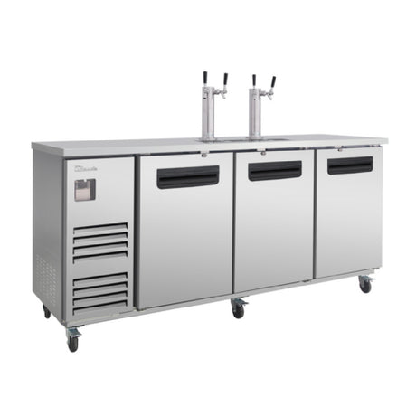 Blue Air BLKC90-4S-HC - Keg Cooler, Three-section, 90"W