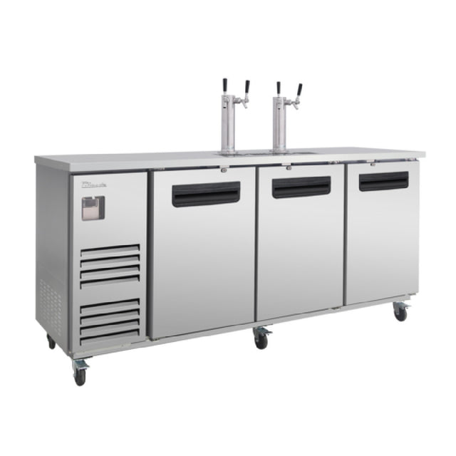 Blue Air BLKC90-4S-HC - Keg Cooler, Three-section, 90"W