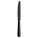 Arc Cardinal MB251 Sola Baguette Black Dessert Knife (L:8.0'' X W:2.9'') 13/0 Stainless Steel