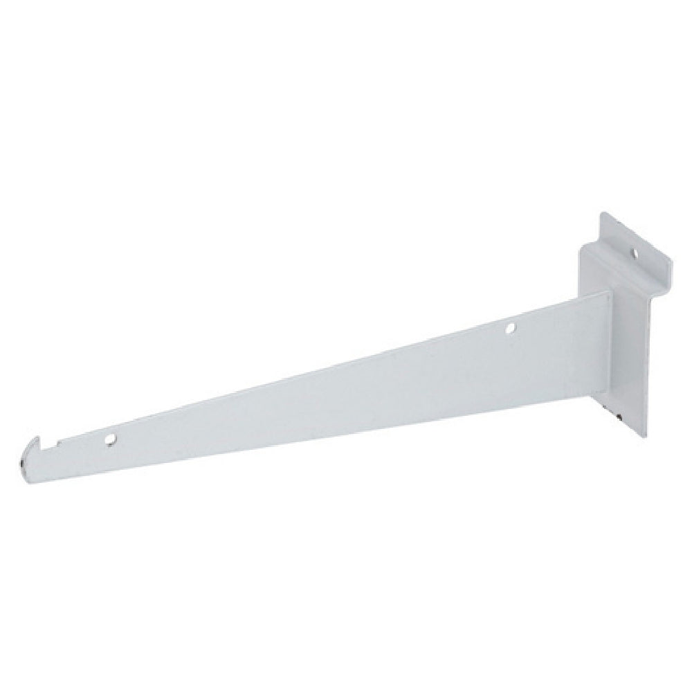 Hubert 22688 - Slatwall Shelf Bracket, 10", White