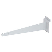 Hubert 22688 - Slatwall Shelf Bracket, 10", White