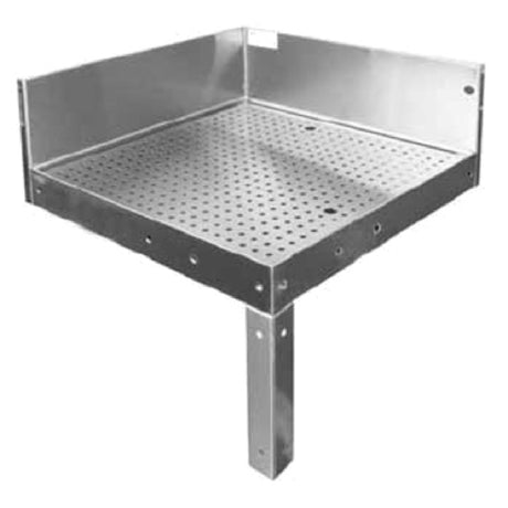 Glastender IFC-24/24 Underbar Full Corner Drainboard Dimensional 90° Angle