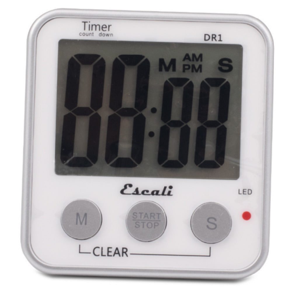 JB Prince UA128 Escali Display Digital Timer 3.25"W X 3.25"D X 0.75"H Extra Large