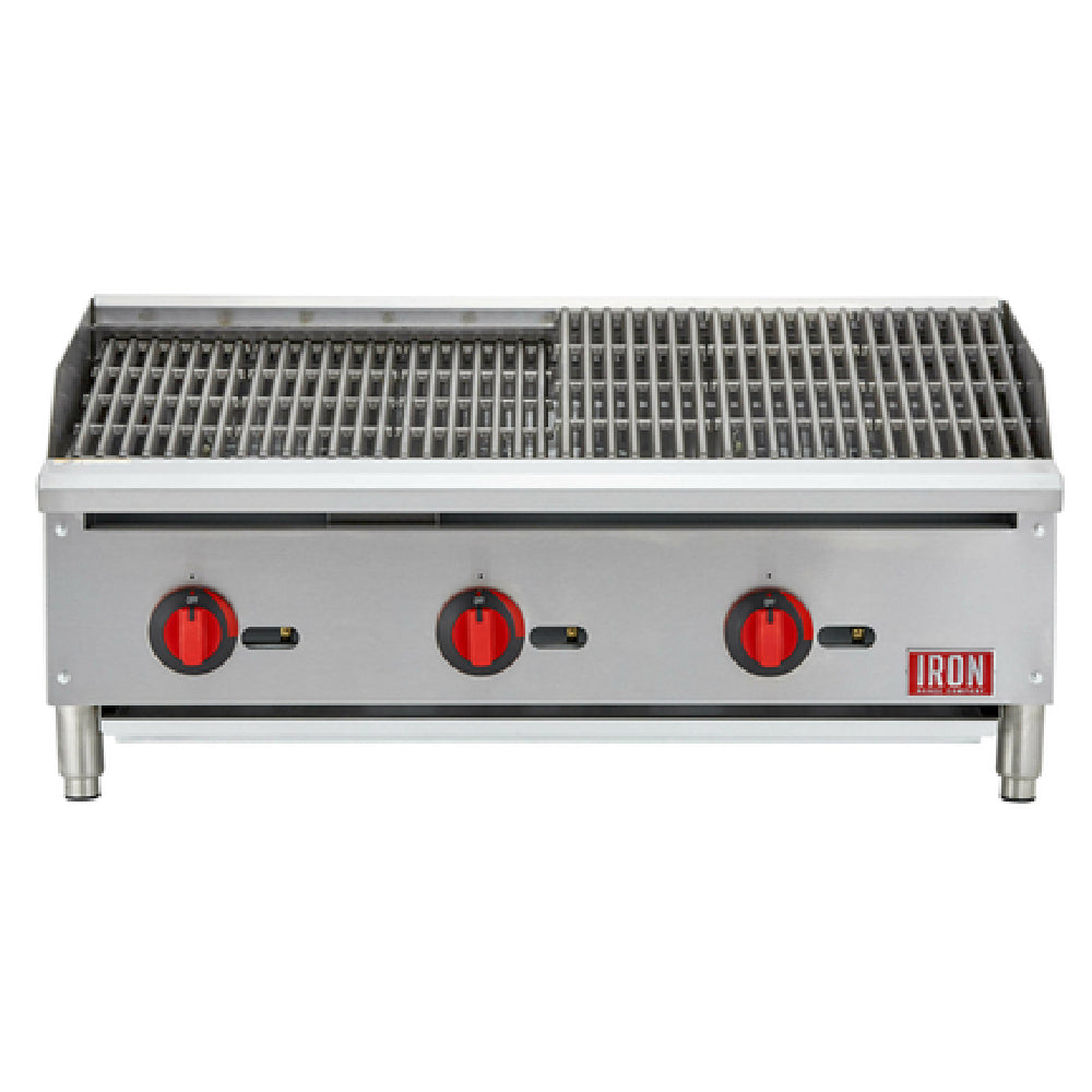 Iron Range IRRB-36 Radiant Charbroiler Natural Gas Countertop