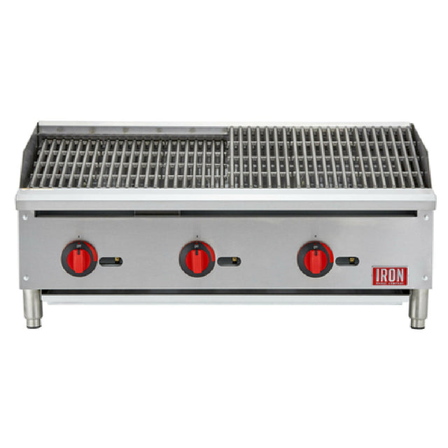 Iron Range IRRB-36 Radiant Charbroiler Natural Gas Countertop