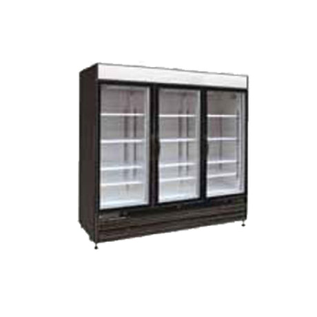 Maxximum MXM3-72RBHC Maxx Cold X-Series Refrigerated Merchandiser Reach-in Three-section