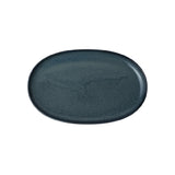 Steelite 6414MY034 Oval Plate 11.5"W X 7.25"D X 1"H Wabi Sabi Indigo