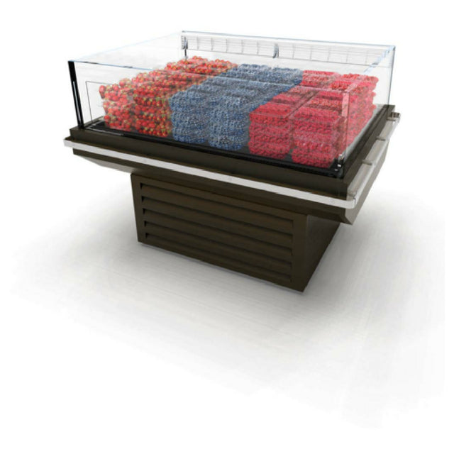 Hussmann SIM-4AA MicroSC™ Open Island Mobile Merchandiser Self-service 4' X 4' Display Area