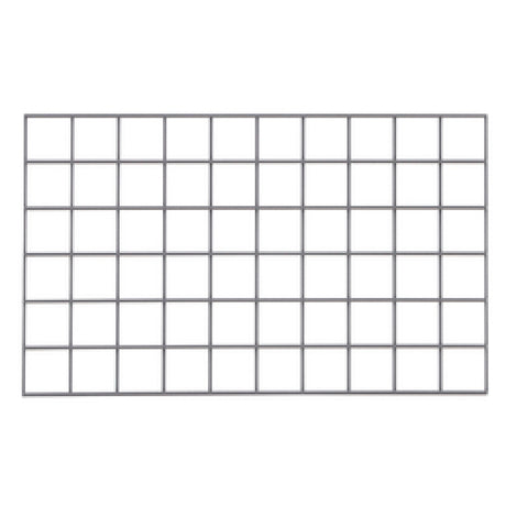 Metro WG1830K4 SmartWall Wire Grid 30" X 18" Metroseal Gray Epoxy-coated Corrosion-resistant Finish With Microban® Antimicrobial Protection