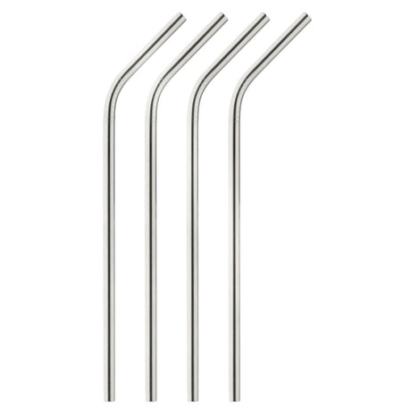 Harold Import Co. 0048 HIC Drinking Straw Set 8" Includes (4) Straws & (1) Cleaning Brush