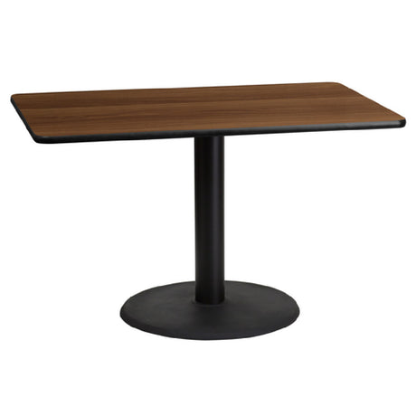 Flash Furniture XU-WALTB-3048-TR24-GG Table 48"W X 30"D X 31-1/8"H Dining Height