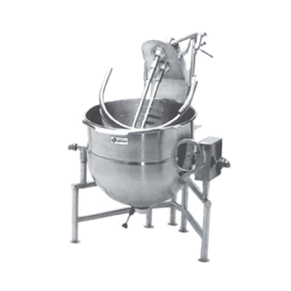 Legion TWT-60 Direct Steam Tilting Kettle 60-gallon 304 Stainless Steel Liner