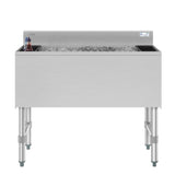 Koolmore KM-UIB-1836 Commercial Underbar Ice Bin 36"W 119 Lbs. Ice Storage Capacity