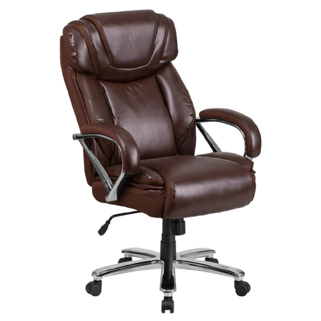 Flash Furniture GO-2092M-1-BN-GG Hercules Series Big & Tall Executive Swivel Office Chair