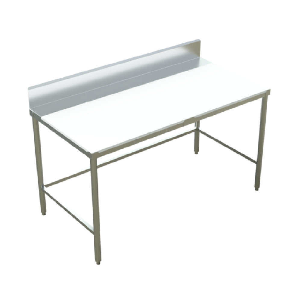 Winholt DPTB-3072 - Work Table, 72"W X 30"D X 34"H, 5/8" Poly Top With 16/304 Stainless Steel Top Frame