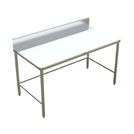 Winholt DPTB-3072 - Work Table, 72"W X 30"D X 34"H, 5/8" Poly Top With 16/304 Stainless Steel Top Frame