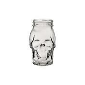 Steelite UR98007 Skull Jar 17.5 Oz (H 5-3/4" M 5-3/4" T 2-5/8" B 2-3/4") Soda Lime