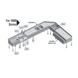 Eagle 300325-1800 Rack For Round Bottle Wells 1800 Series