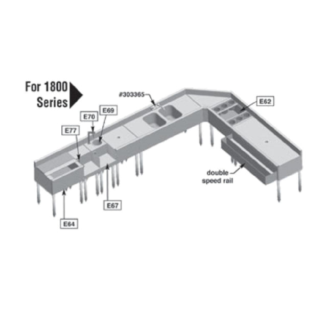 Eagle E83-1800 Extra Sound Deadening Up To 12' Length 1800 Series