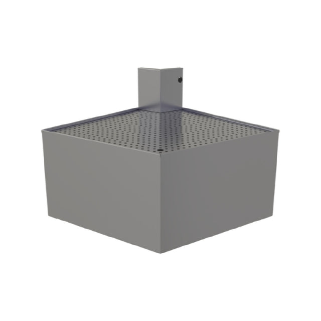 Glastender COWB-75 Underbar Outside Wedge Corner Drainboard With Removable Perforated Insert