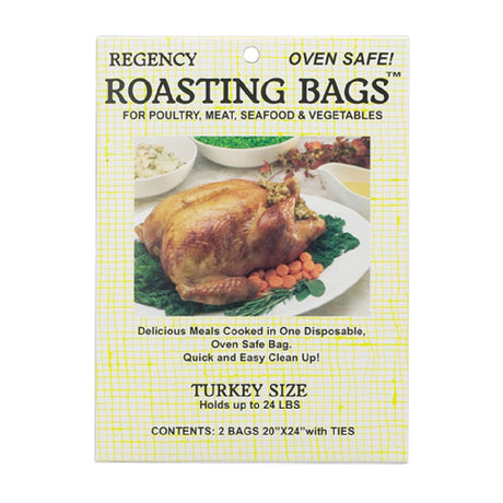 Harold Import Co. RW1000 Regency Wraps Roasting Bags With Ties Holds Up To 24 Lb. Turkey (package Of 2)