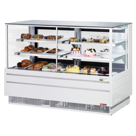 Turbo Air TCGB-72UF-CO-B-N Display Case Refrigerated (right Side) & Dry (left Side) Combination