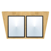 Hubert 35588 - Menu Board, 3-pocket, Wall-mount