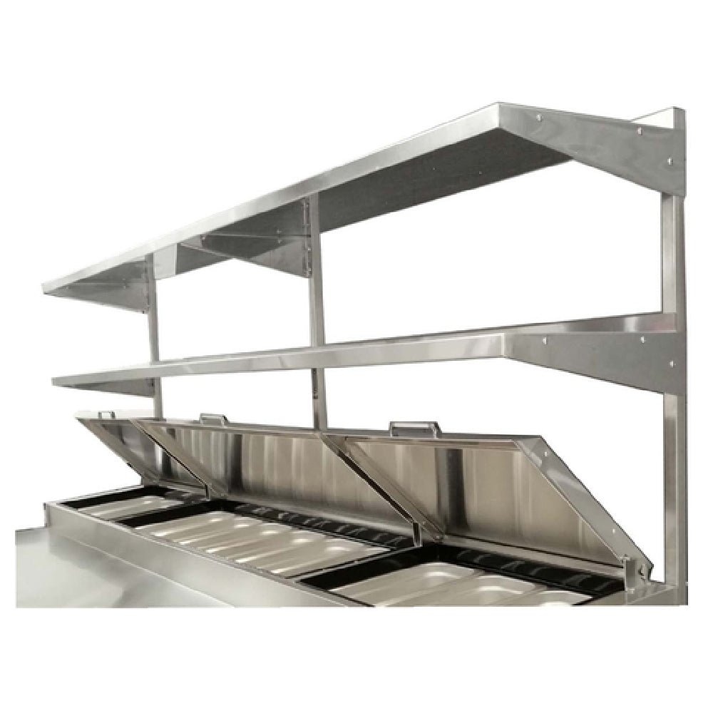 Atosa MROS-93P Overshelf Double For Pizza Prep Table