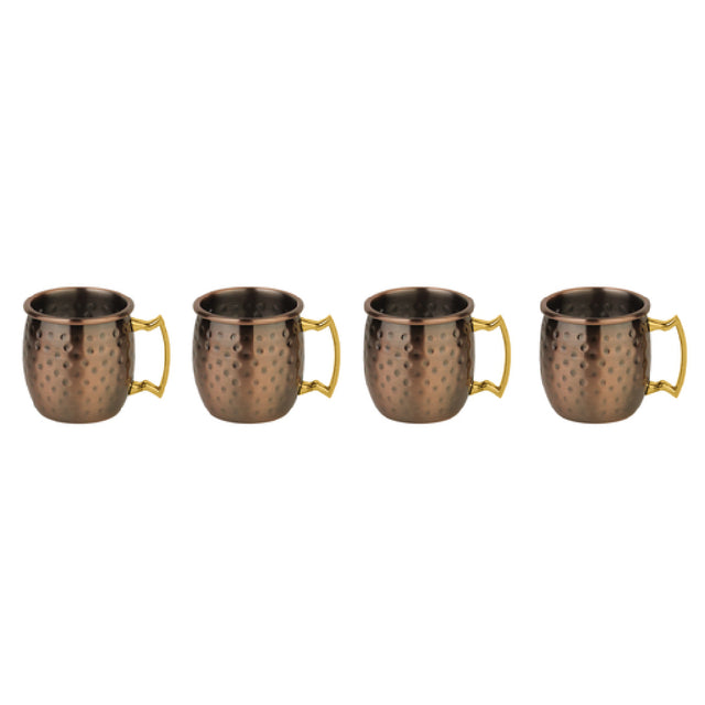 Paderno 41463A00 Mini Moscow Mug Set 2 Oz. 1-7/8" Dia. X 1-7/8"H