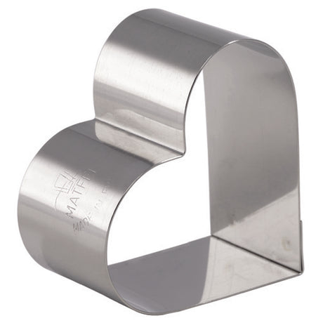 Matfer 376005 Nonnette Ring 2-3/4"L X 2-1/4"W X 1-1/4"H Heart