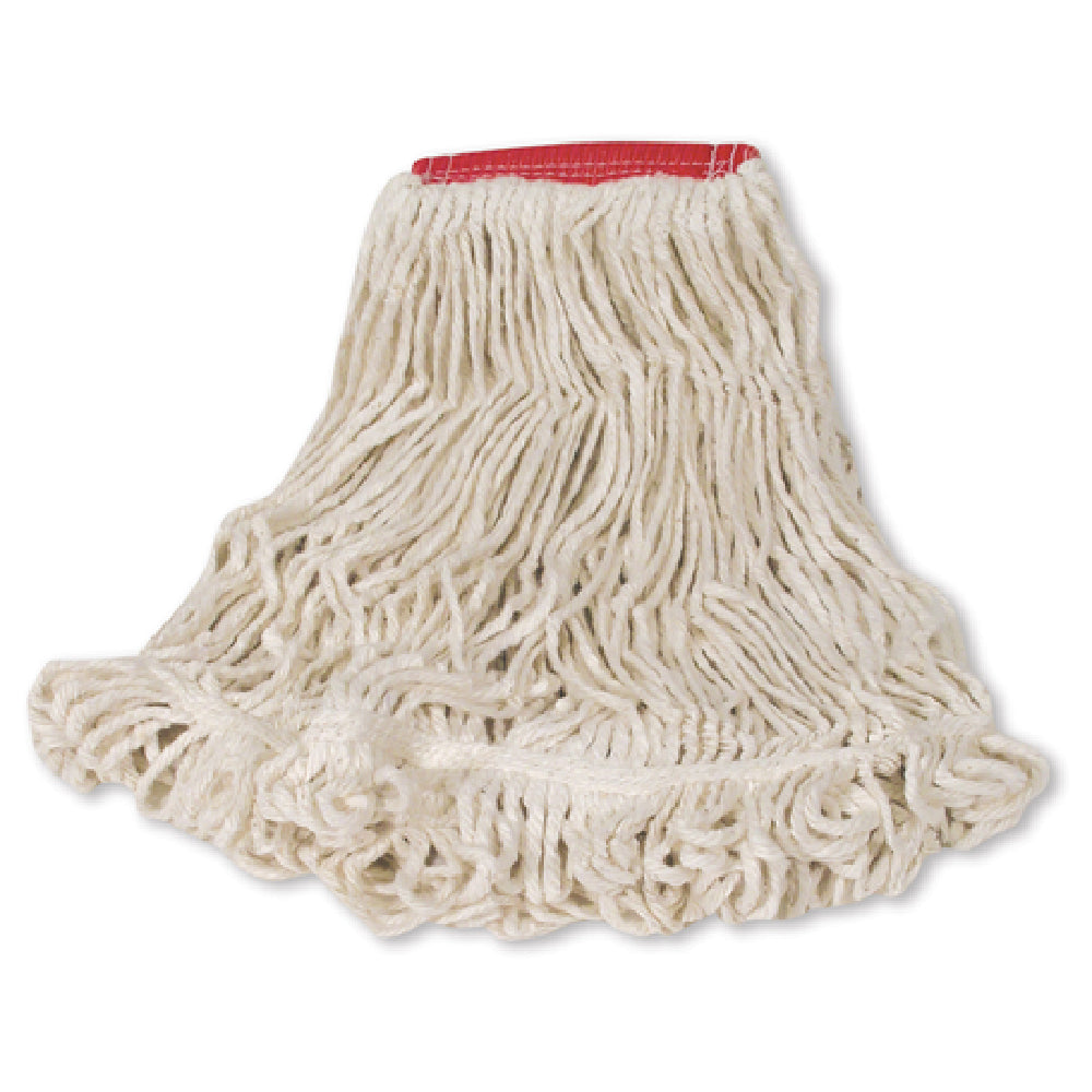 Rubbermaid FGD25306WH00 - Super Stitch® Mop Head, Large, 4-ply Cotton/synthetic Blend