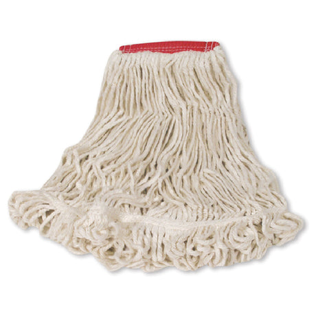 Rubbermaid FGD25306WH00 - Super Stitch® Mop Head, Large, 4-ply Cotton/synthetic Blend